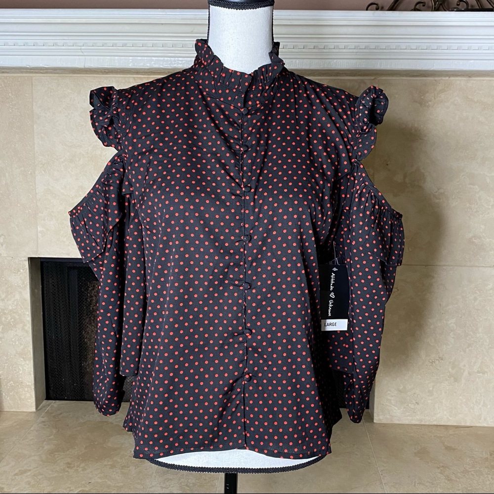 Attitude Unknown HighNeck Ruffle Cold Shou… - Picture 5 of 15